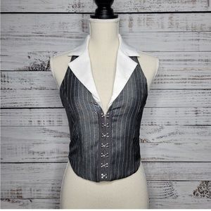 Princess Polly Tuxedo Halter Corset Vest